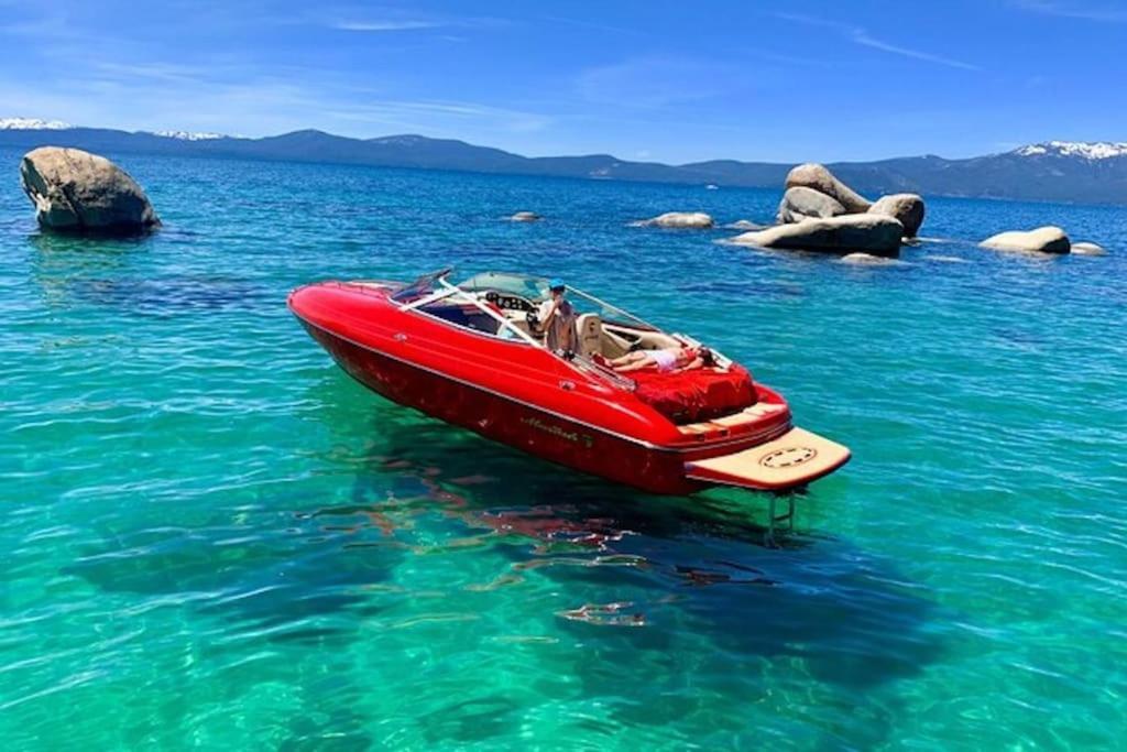 Lake Views, Pet-Friendly Cabin With Hot-Tub In King'S Beach Kings Beach Bagian luar foto